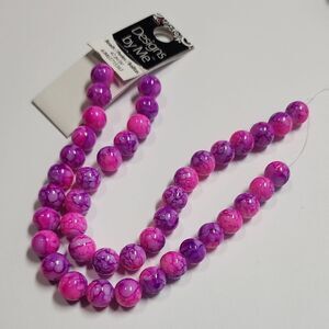 Pink and Purple Bead strand